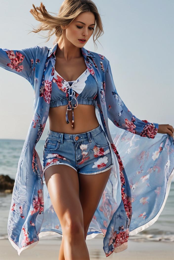 3 pieces sexy print bikini women high waist swimsuit cover up swimwear female lady bathing suit swimming summer beachwear 144877