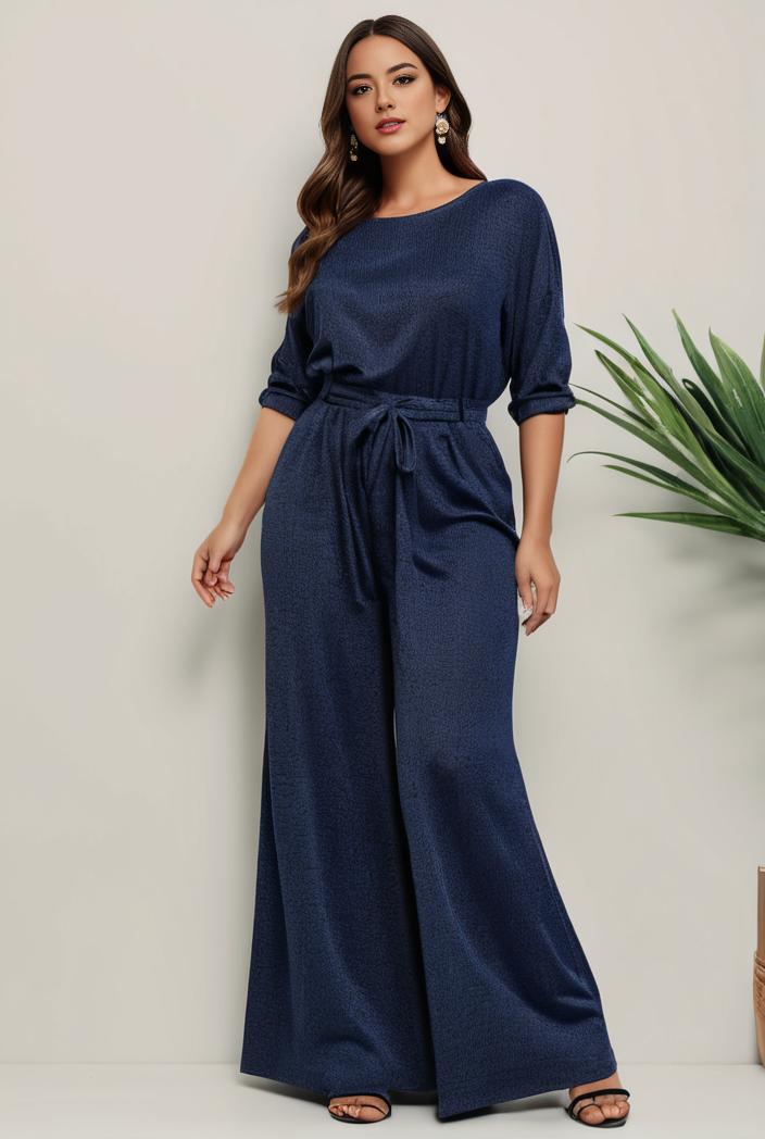 3 4 sleeve bodycon plunging back sequin evening dress 118746