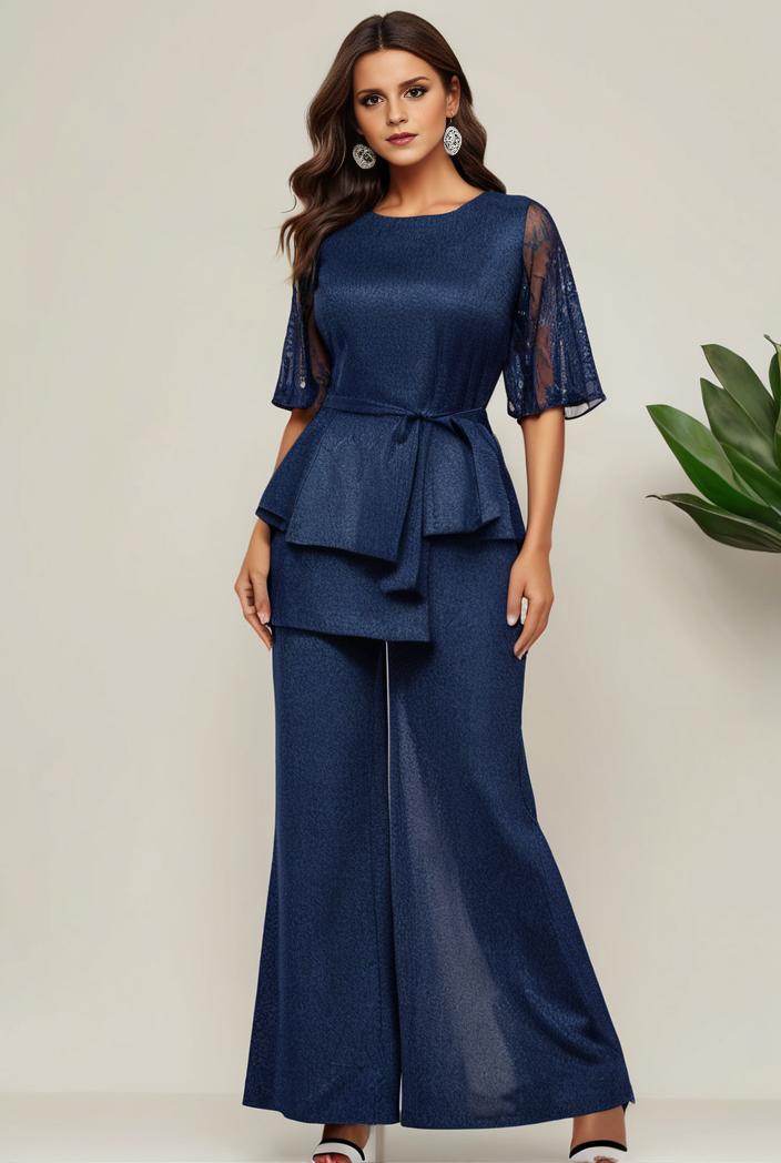 3 4 sleeve bodycon plunging back sequin evening dress 102861