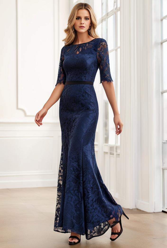 3 4 sleeve bodycon plunging back sequin evening dress 102920
