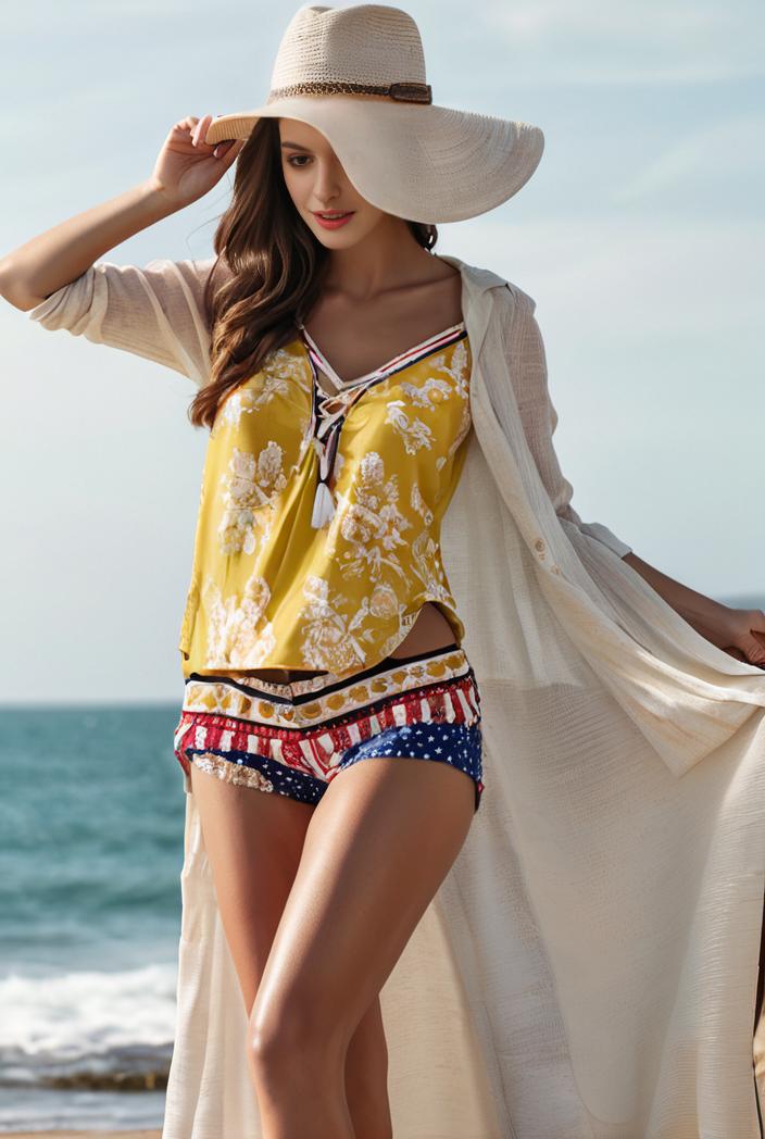 3 pieces sexy print bikini women high waist swimsuit cover up swimwear female lady bathing suit swimming summer beachwear 148393