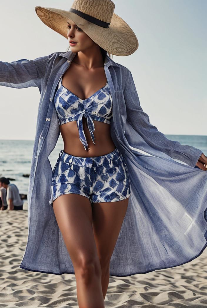 3 pieces sexy print bikini women high waist swimsuit cover up swimwear female lady bathing suit swimming summer beachwear 148416