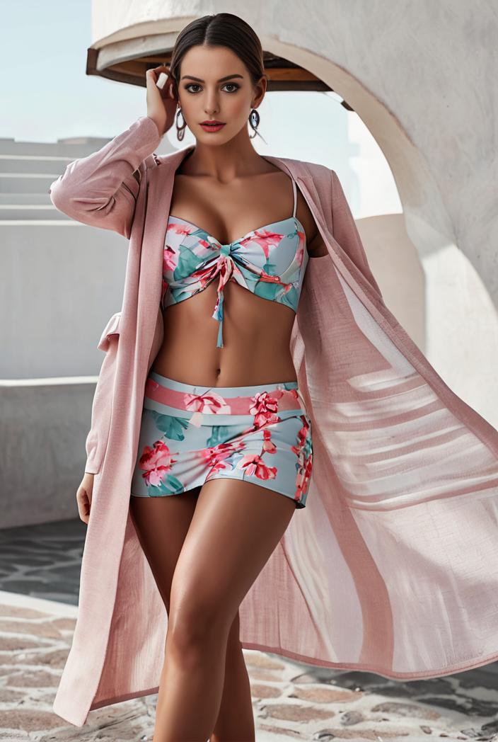 3 pieces sexy print bikini women high waist swimsuit cover up swimwear female lady bathing suit swimming summer beachwear 104430