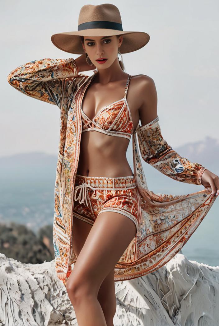 3 pieces sexy print bikini women high waist swimsuit cover up swimwear female lady bathing suit swimming summer beachwear 139157