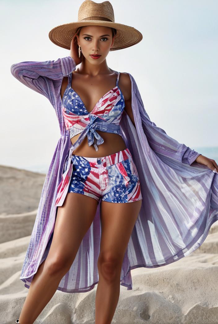 3 pieces sexy print bikini women high waist swimsuit cover up swimwear female lady bathing suit swimming summer beachwear 115484