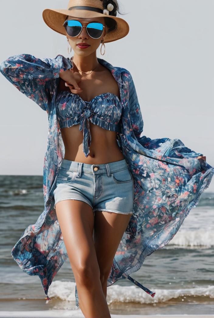 3 pieces sexy print bikini women high waist swimsuit cover up swimwear female lady bathing suit swimming summer beachwear 115541