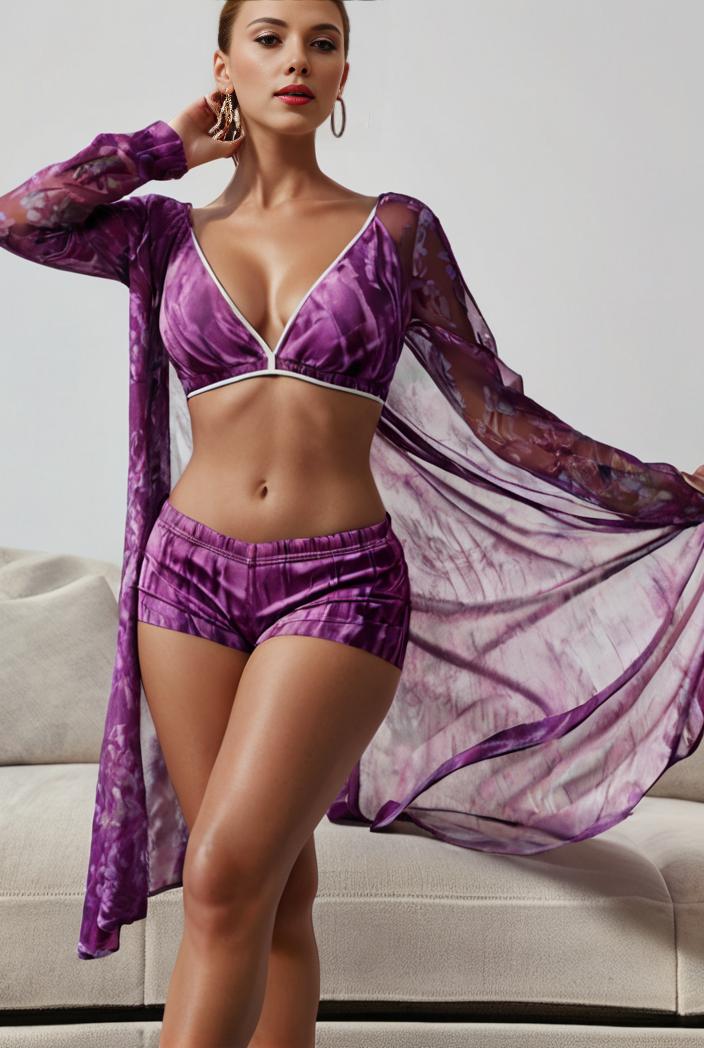 3 pieces sexy print bikini women high waist swimsuit cover up swimwear female lady bathing suit swimming summer beachwear 100369