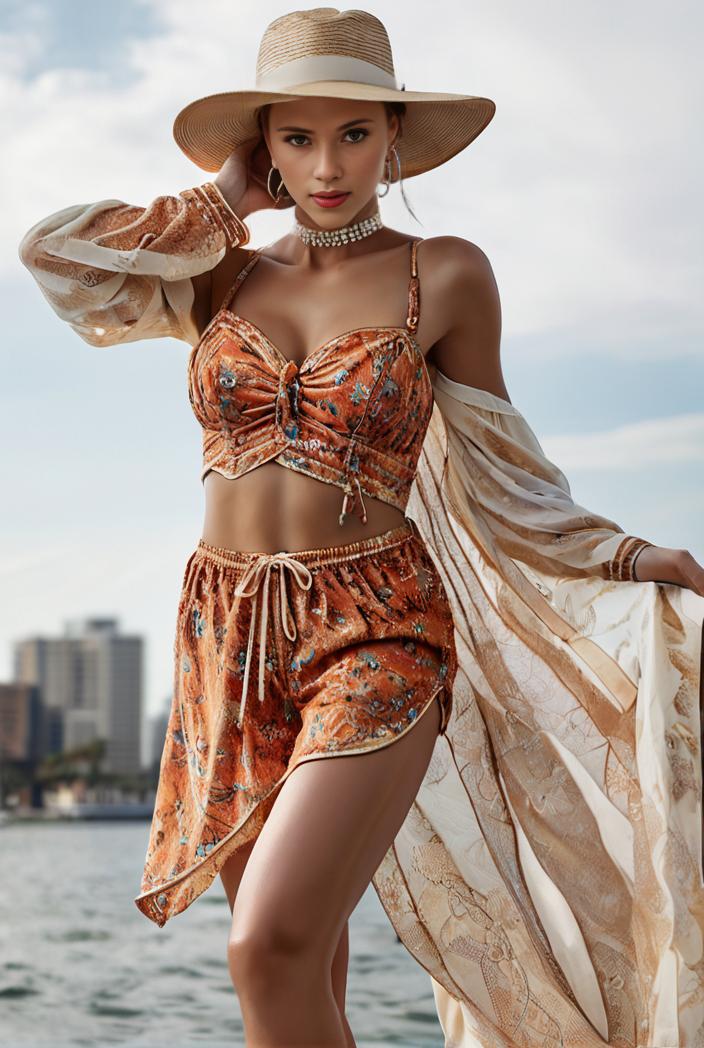 3 pieces sexy print bikini women high waist swimsuit cover up swimwear female lady bathing suit swimming summer beachwear 100377
