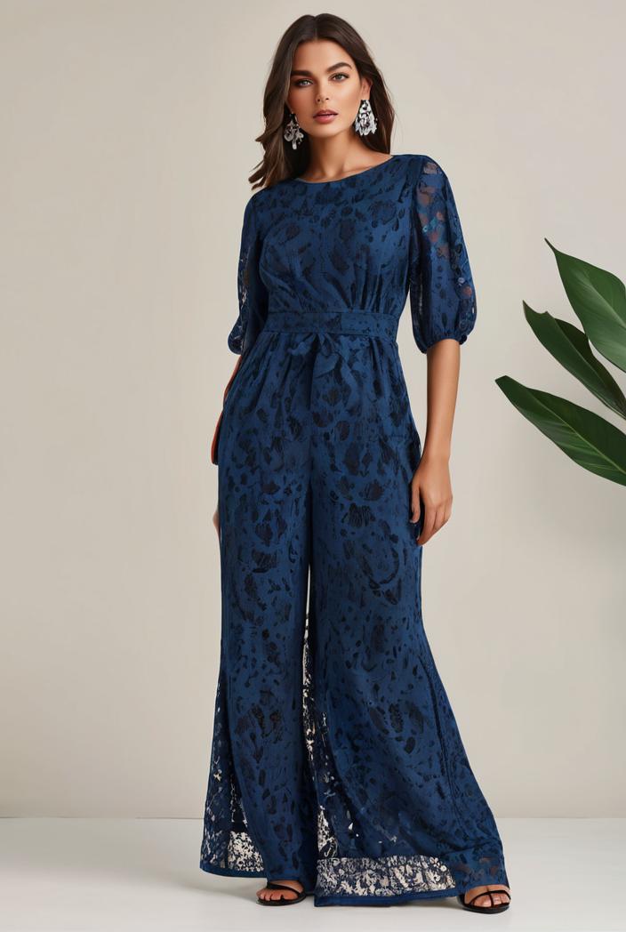 3 4 sleeve bodycon plunging back sequin evening dress 141988