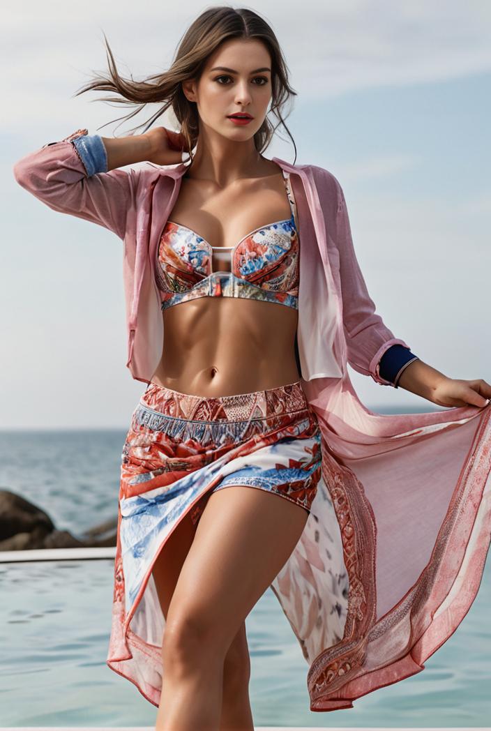 3 pieces sexy print bikini women high waist swimsuit cover up swimwear female lady bathing suit swimming summer beachwear 144733