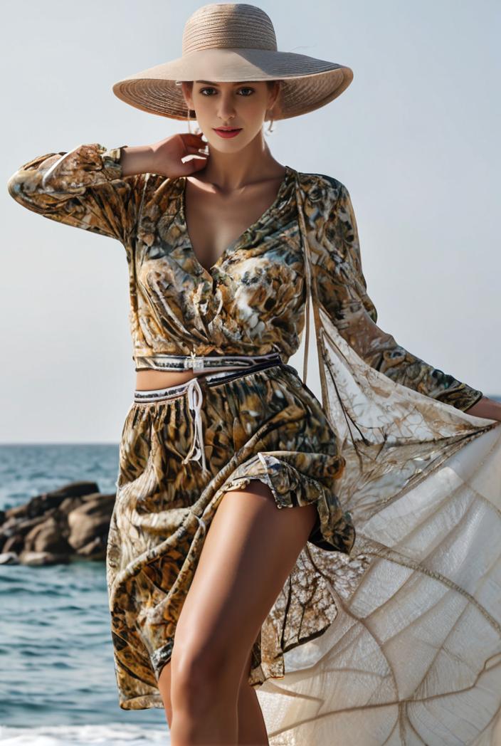 3 pieces sexy print bikini women high waist swimsuit cover up swimwear female lady bathing suit swimming summer beachwear 144742
