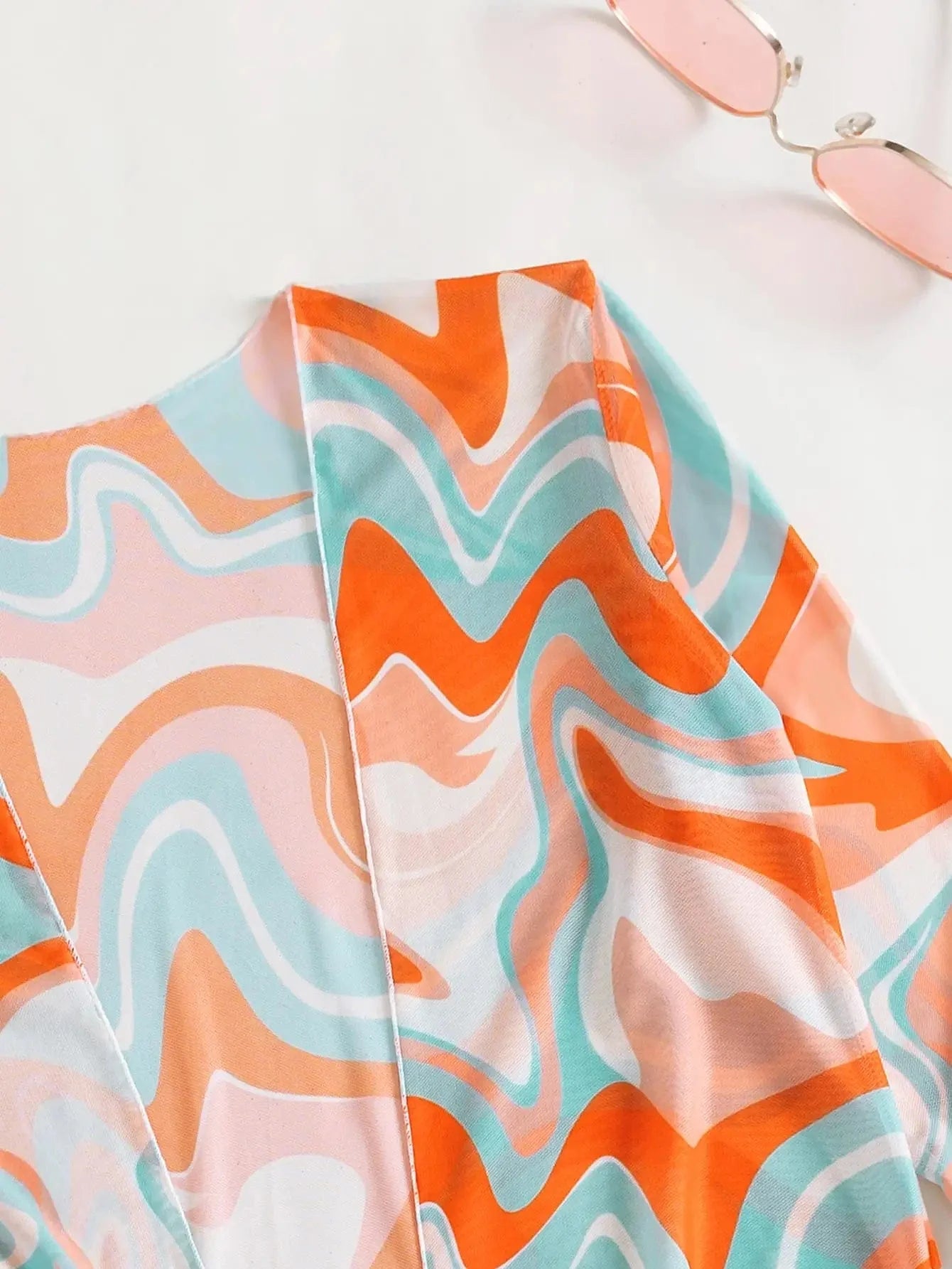 3 Pieces Sexy Print Bikini  Women High Waist Swimsuit Cover Up Swimwear Female Lady Bathing Suit Swimming Summer Beachwear