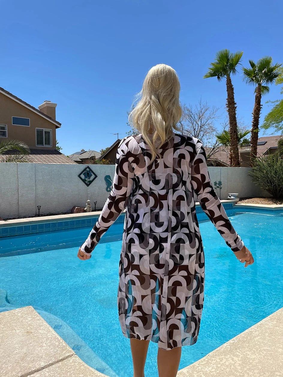 3 Pieces Sexy Print Bikini  Women High Waist Swimsuit Cover Up Swimwear Female Lady Bathing Suit Swimming Summer Beachwear
