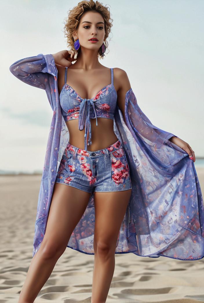 3 pieces sexy print bikini women high waist swimsuit cover up swimwear female lady bathing suit swimming summer beachwear 129997