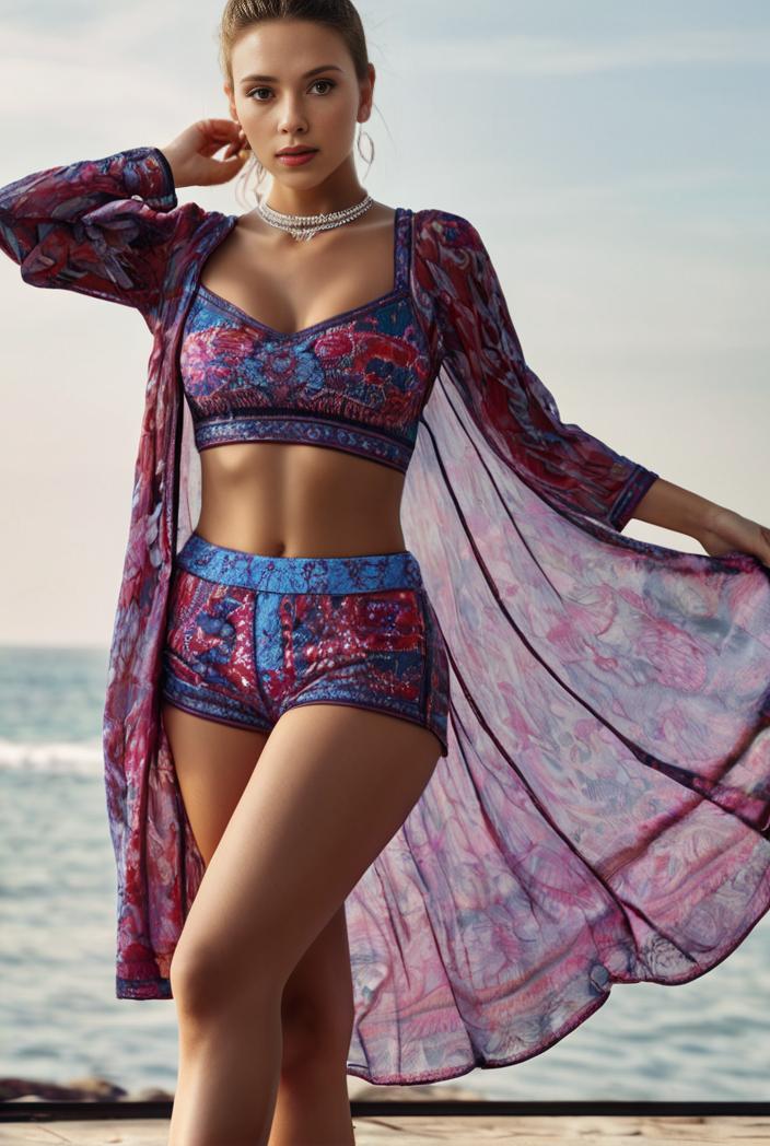 3 pieces sexy print bikini women high waist swimsuit cover up swimwear female lady bathing suit swimming summer beachwear 104061