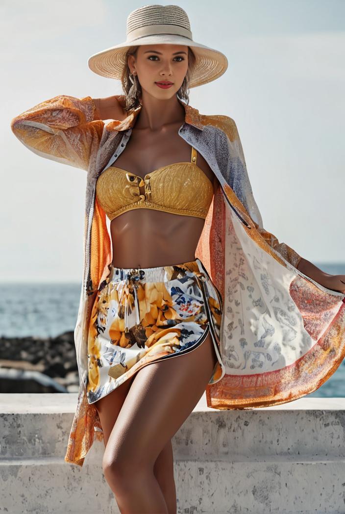 3 pieces sexy print bikini women high waist swimsuit cover up swimwear female lady bathing suit swimming summer beachwear 112193