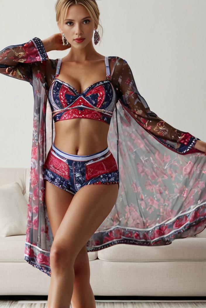 3 pieces sexy print bikini women high waist swimsuit cover up swimwear female lady bathing suit swimming summer beachwear 112318