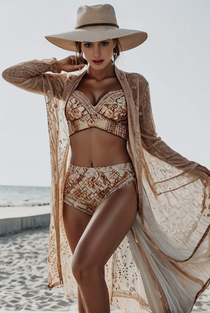 3 pieces sexy print bikini women high waist swimsuit cover up swimwear female lady bathing suit swimming summer beachwear 113136