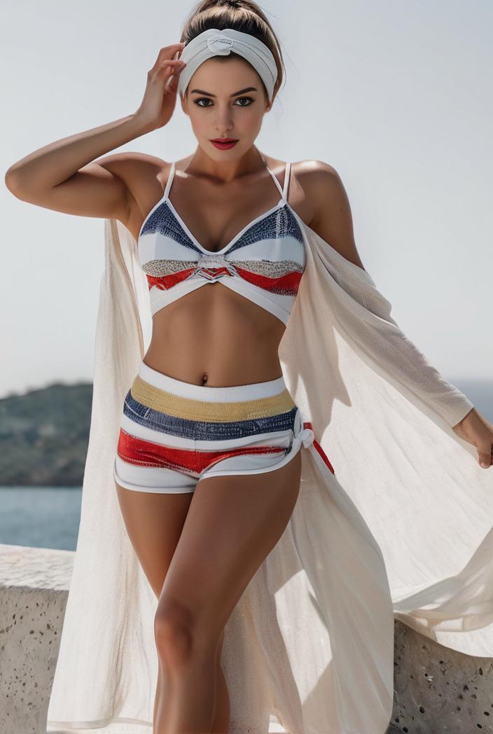 3 pieces sexy print bikini women high waist swimsuit cover up swimwear female lady bathing suit swimming summer beachwear 113247