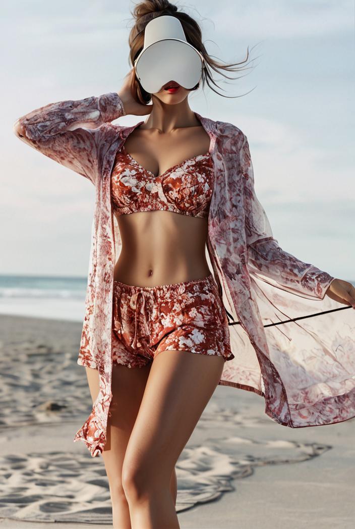3 pieces sexy print bikini women high waist swimsuit cover up swimwear female lady bathing suit swimming summer beachwear 148332